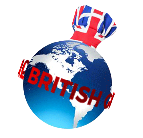 Global British Grill rotating logo